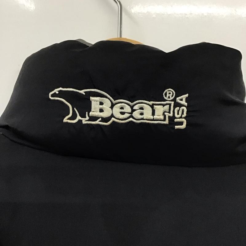 ベアー Bear USA ジャケット、上着 ジャケット、ブレザー ジップアップジャケット ナイロンジャケット アウター ダウンジャケット リバーシブル L ロゴ、文字 灰 / グレー /  メンズ USED 古着 中古 10132242
