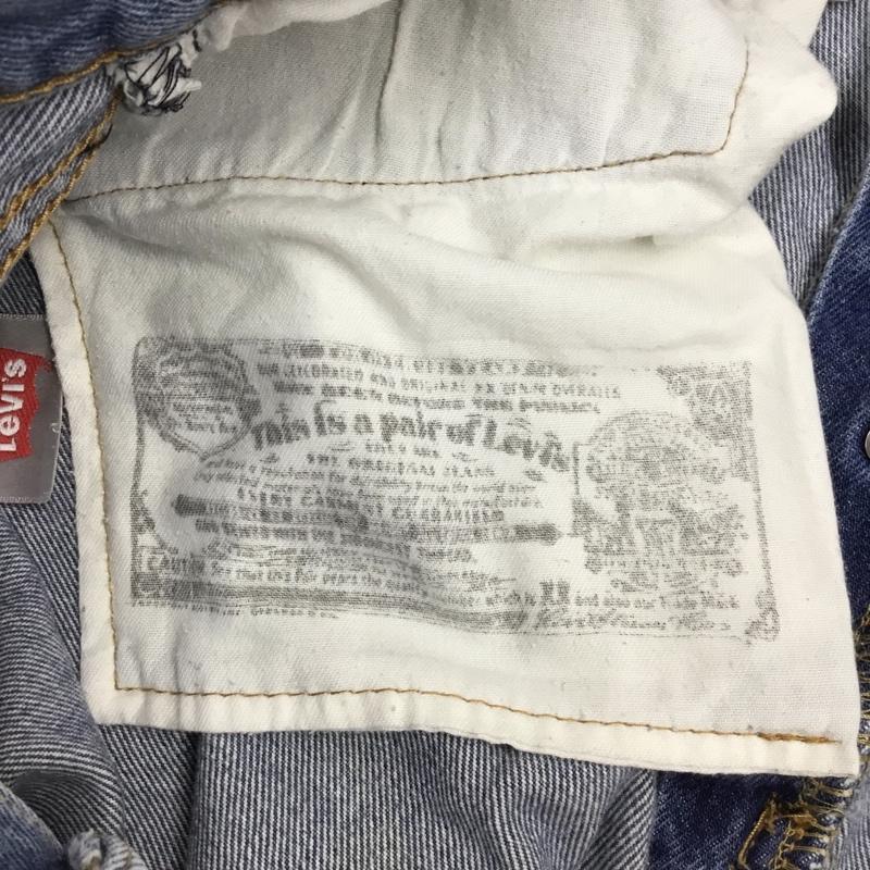 リーバイストラウスアンドコー Levi Strauss & co. パンツ デニム、ジーンズ デニムパンツ ストレートパンツ ワイドパンツ カジュアルパンツ 32インチ 無地 インディゴ / インディゴ /  メンズ USED 古着 中古 10115625