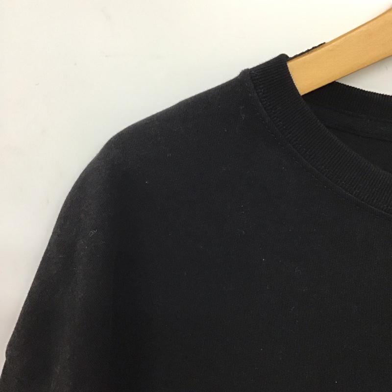 ユナイテッドアスレ United Athle Tシャツ 半袖 半袖カットソー プリントTシャツ クルーネックカットソー L ロゴ、文字 黒 / ブラック /  メンズ USED 古着 中古 10146661