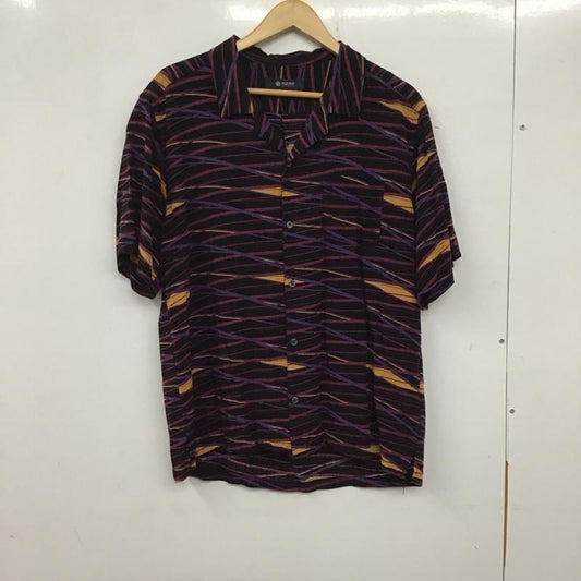 ナノユニバース nano・universe シャツ、ブラウス 半袖 半袖シャツ プリントシャツ ポケットシャツ XL プリント マルチカラー / マルチカラー /  メンズ USED 古着 中古 10137689