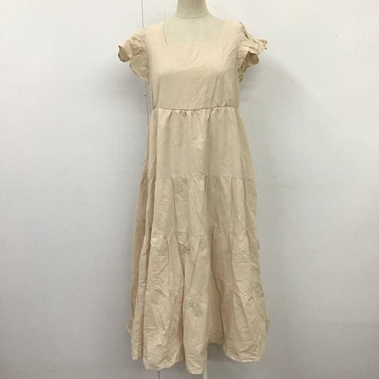 オリーブデオリーブ OLIVE des OLIVE ワンピース ロングスカート FREE 無地 ベージュ / ベージュ /  レディース USED 古着 中古 10123442
