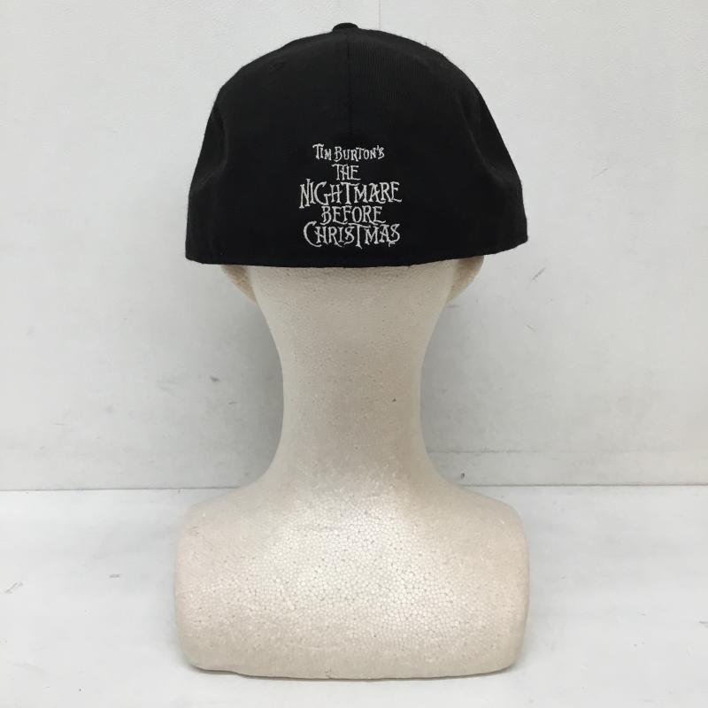 ニューエラ NEW ERA 帽子 キャップ Disney　THE　NIGHTMARE　BEFORE　CHRISTMAS　ティムバートン FREE ロゴ、文字 X キャラクター 黒 / ブラック /  メンズ USED 古着 中古 10135648