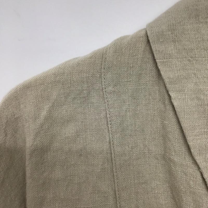 ニコアンド niko and... ワンピース ひざ丈スカート ON41AK21NN リネン リネンコート 3 無地 アイボリー / アイボリー /  レディース USED 古着 中古 10146926