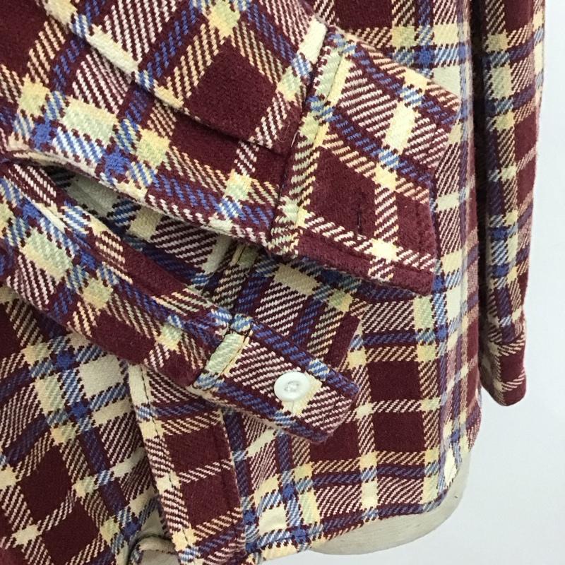 ファイブブラザー FIVE BROTHER シャツ、ブラウス 長袖 長袖シャツ カラーシャツ ポケットシャツ ネルシャツ チェックシャツ L チェック マルチカラー / マルチカラー /  メンズ USED 古着 中古 10109836