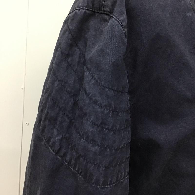 アルマーニジーンズ ARMANI JEANS ジャケット、上着 ジャケット、ブレザー ジップアップジャケット ジャンパー コットンライダースジャケット カジュアルジャケット 無地 紺 / ネイビー /  メンズ USED 古着 中古 10106314