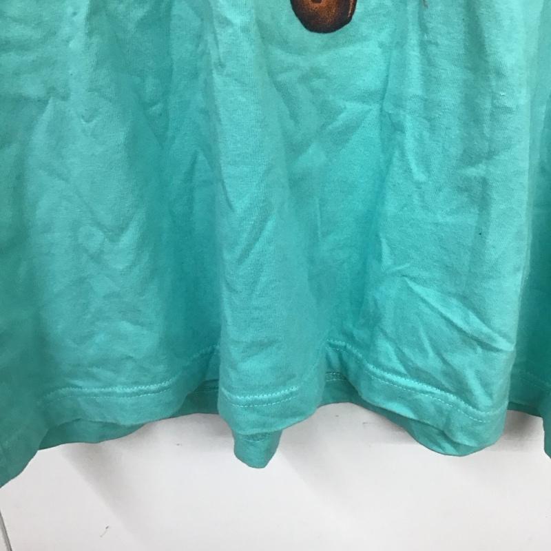 エロスティカ EROSTiKA Tシャツ 半袖 半袖カットソー プリントTシャツ クルーネックカットソー springscream XL プリント 緑 / グリーン /  メンズ USED 古着 中古 10134650