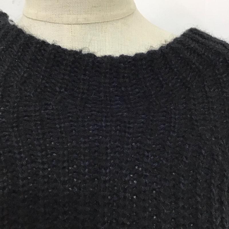 レリューム relume ニット、セーター 長袖 FREE 無地 黒 / ブラック /  レディース USED 古着 中古 10117872