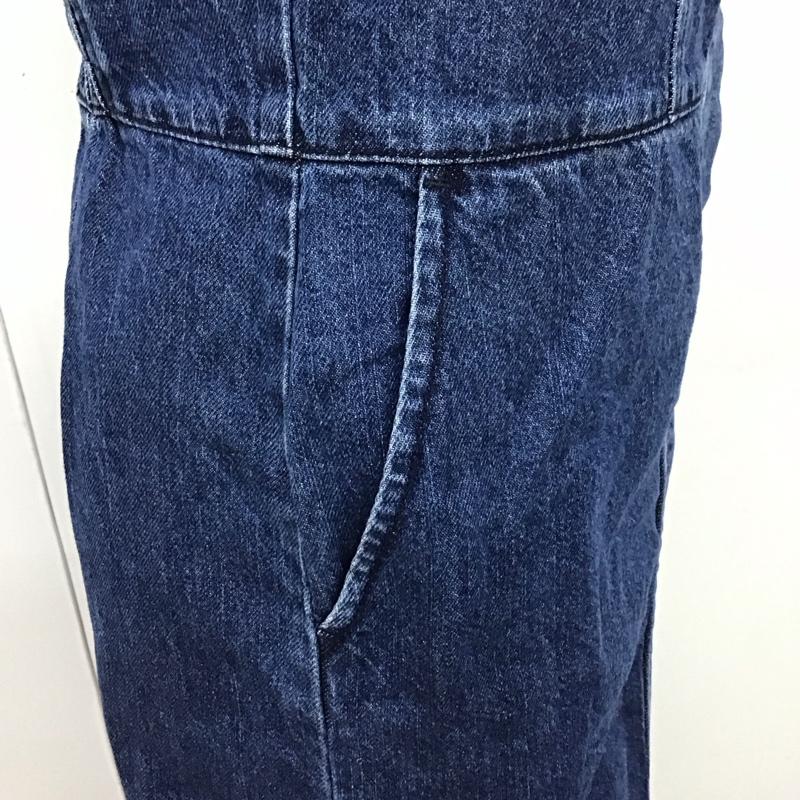 ローリーズファーム LOWRYS FARM ワンピース ロングスカート M 無地 インディゴ / インディゴ /  レディース USED 古着 中古 10121562