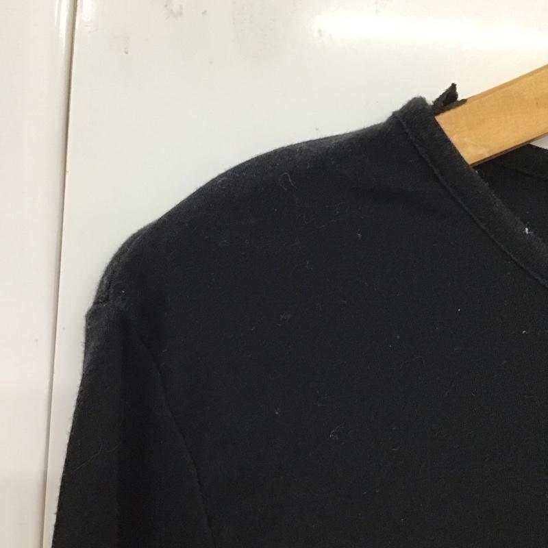 ピンクハウス PINK HOUSE Tシャツ 長袖 ロンT 苺 プリント L ロゴ、文字 黒 / ブラック /  レディース USED 古着 中古 10138586