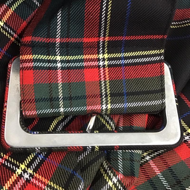 ザラ ZARA スカート ロングスカート 4886 248 800 ベルト付き XS チェック マルチカラー / マルチカラー /  レディース USED 古着 中古 10111422
