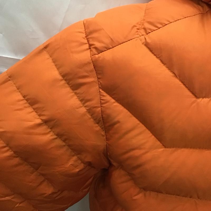 エディーバウアー Eddie Bauer ジャケット、上着 ジャンパー、ブルゾン ジップアップジャケット ジャンパー ダウンジャケット カジュアルジャケット アウター M ロゴ、文字 橙 / オレンジ /  メンズ USED 古着 中古 10110767