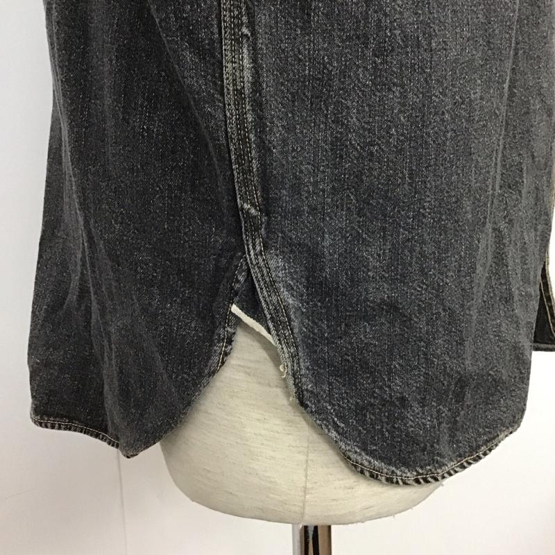 ウエアハウス WAREHOUSE シャツ、ブラウス 長袖 長袖シャツ カジュアルシャツ カラーシャツ 古着 36 無地 黒 / ブラック /  メンズ USED 古着 中古 10107789