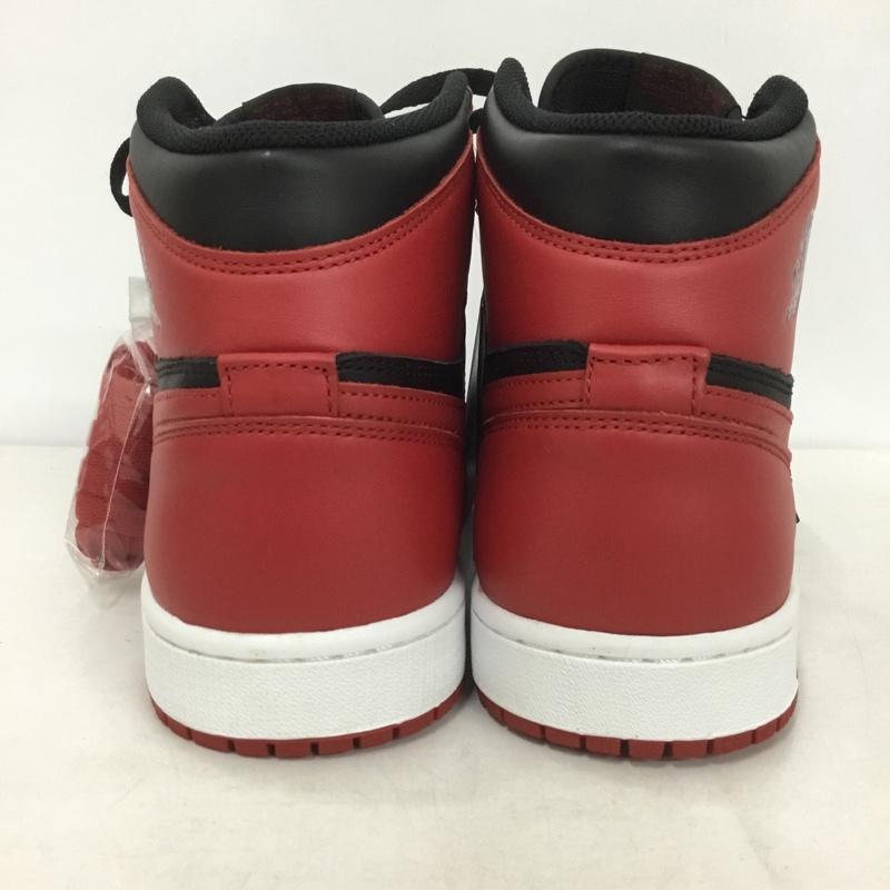 ナイキ NIKE スニーカー スニーカー 555088-023 AIR JORDAN 1 RETRO HIGH OG 28.5cm 箱有 28.5cm ロゴ、文字 黒 / ブラック / X 赤 / レッド /  メンズ USED 古着 中古 10140398