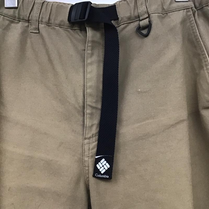 コロンビア Columbia パンツ ワークパンツ、ペインターパンツ 125 pm0475 マウンテンズアーコーリングウォームパンツ M ロゴ、文字 ベージュ / ベージュ /  メンズ USED 古着 中古 10139842