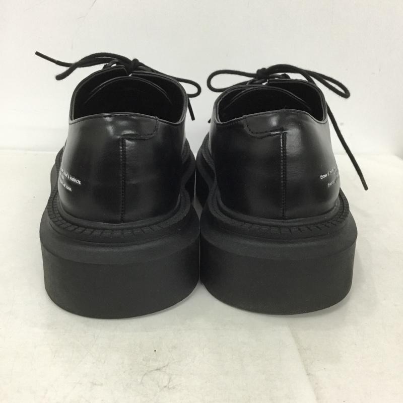 ジーユー GU カジュアルシューズ カジュアルシューズ 352514 チャンキーソールプレーントゥシューズ フェイクレザー 27cm UNDERCOVER 27.0cm 無地 黒 / ブラック /  メンズ USED 古着 中古 10139980