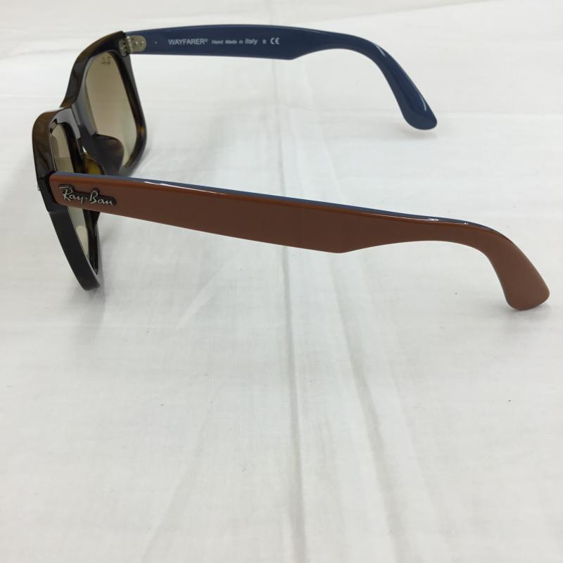 レイバン Ray-Ban めがね・サングラス サングラス RB2140-F WAYFARER ロゴ、文字 黒 / ブラック / X 青 / ブルー / X 茶 / ブラウン /  メンズ USED 古着 中古 10136406