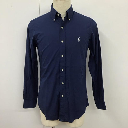 ラルフローレン RALPHLAUREN シャツ、ブラウス 長袖 710769409006 ボタンダウン XS ワンポイント 紺 / ネイビー /  メンズ USED 古着 中古 10119823
