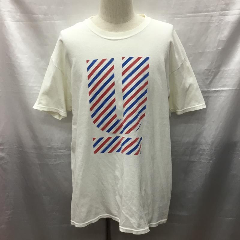 アンダーカバー UNDERCOVER Tシャツ 半袖 半袖カットソー プリントTシャツ クルーネックカットソー 伊勢丹 L プリント 白 / ホワイト /  メンズ USED 古着 中古 10120546