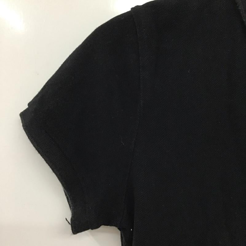 ポロラルフローレン POLO RALPH LAUREN ポロシャツ 半袖 M 無地 黒 / ブラック /  レディース USED 古着 中古 10140229