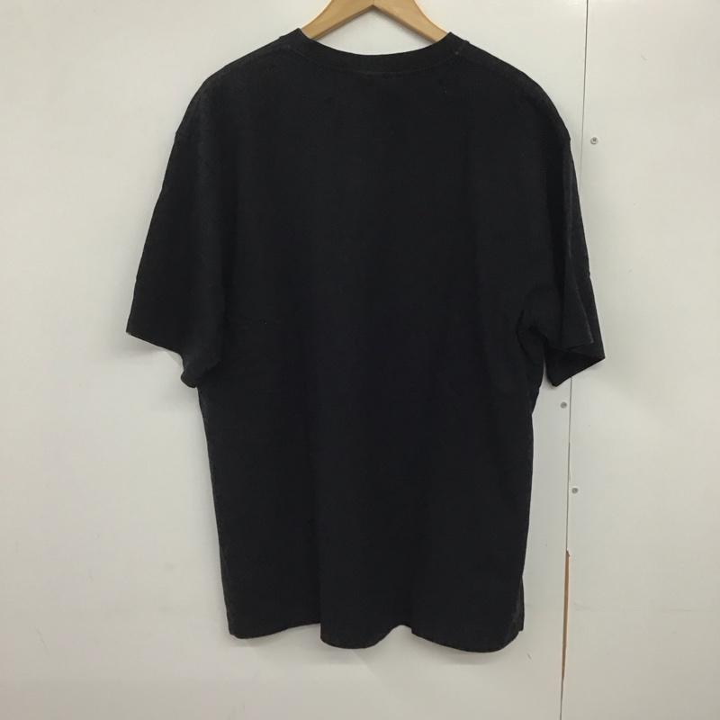 ベイプ BAPE Tシャツ 半袖 半袖カットソー プリントTシャツ クルーネックカットソー XL ロゴ、文字 黒 / ブラック /  メンズ USED 古着 中古 10141416