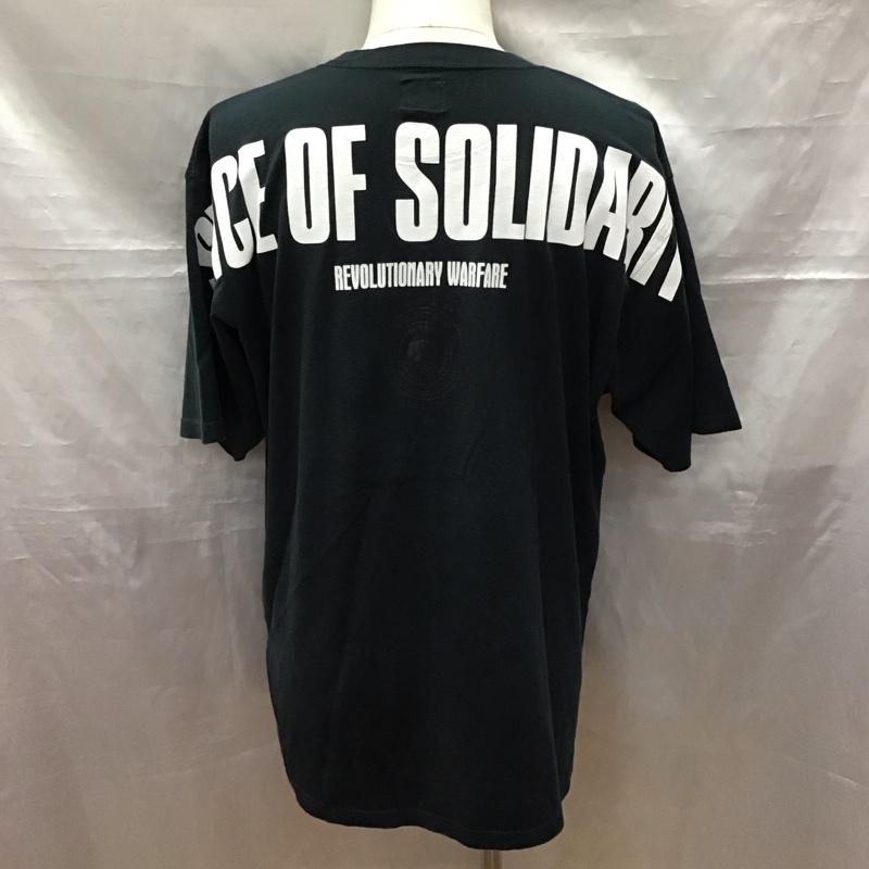 ラッツ RATS Tシャツ 半袖 21RT-0601 バックプリント BIG LOGO L ロゴ、文字 黒 / ブラック /  メンズ USED 古着 中古 10118034