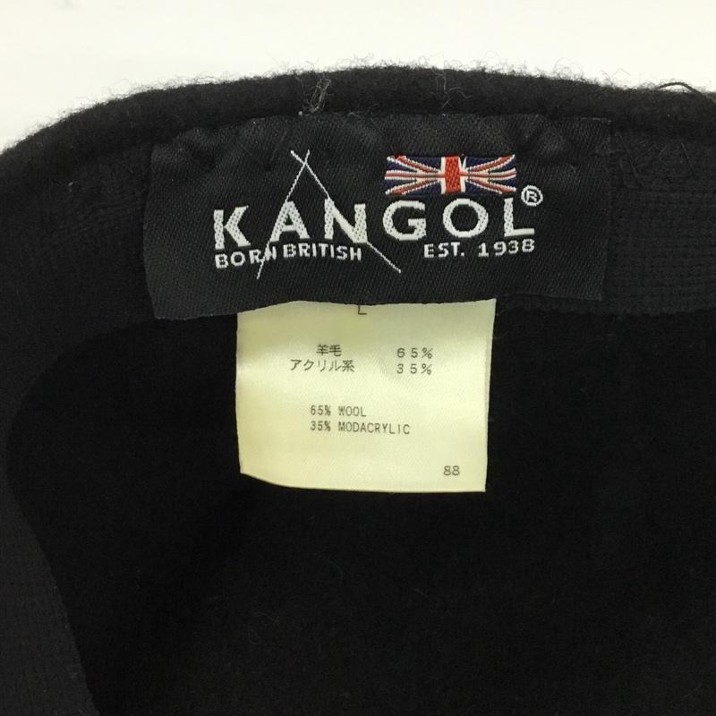 カンゴール KANGOL 帽子 ハンチング K3240SM ウールハンチング 無地 黒 / ブラック /  メンズ USED 古着 中古 10125215
