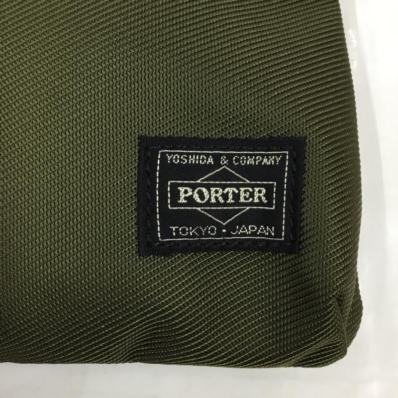 ポーター PORTER ショルダーバッグ ショルダーバッグ 784-05465 UNIT コーデュラバリスティックナイロン タグ付き ロゴ、文字 カーキ / カーキ /  メンズ USED 古着 中古 10105774