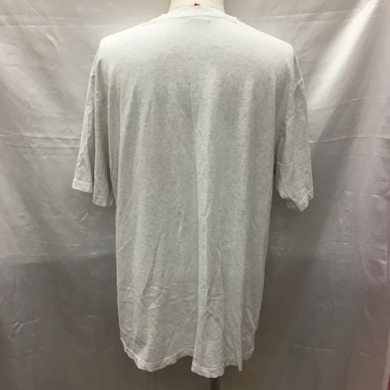 パラグラフ Paragraph Tシャツ 半袖 半袖カットソー プリントTシャツ クルーネックカットソー プリント 灰 / グレー /  メンズ USED 古着 中古 10118634