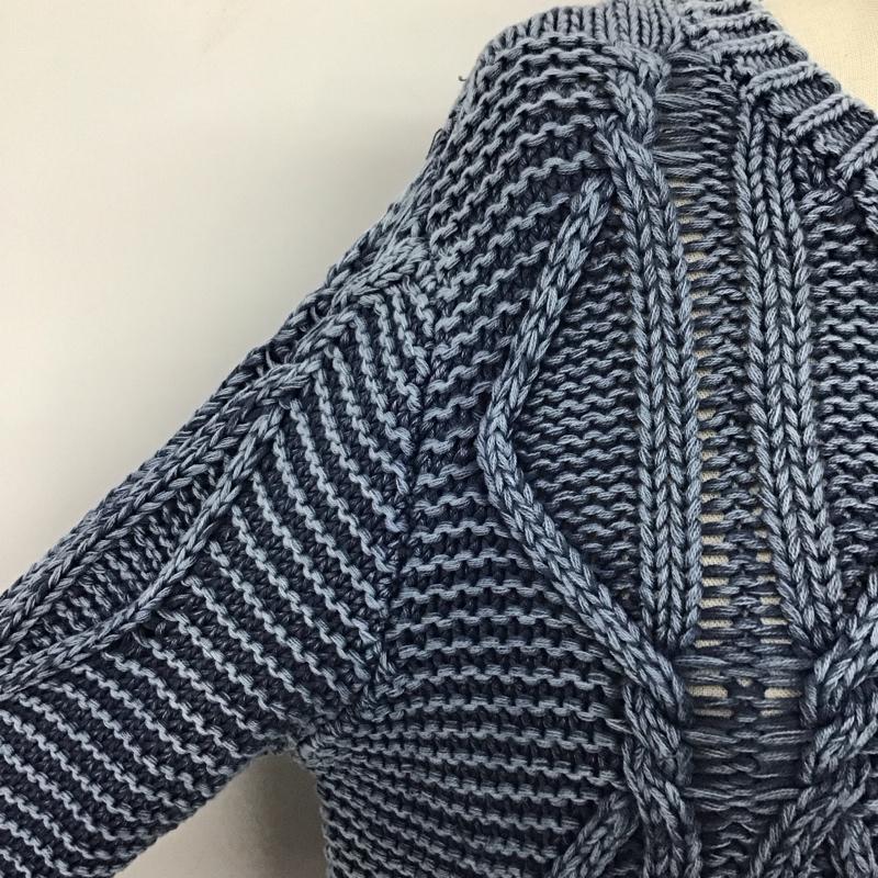 マウジー MOUSSY ニット、セーター 長袖 FREE 無地 インディゴ / インディゴ /  レディース USED 古着 中古 10121376
