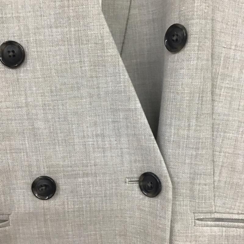ユナイテッドアローズグリーンレーベルリラクシング UNITED ARROWS green label relaxing ジャケット、上着 ジャケット、ブレザー 3522-165-1296 リオペルジャケット 34 無地 灰 / グレー /  レディース USED 古着 中古 10139342