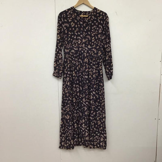 シップス SHIPS ワンピース ロングスカート 長袖 38 プリント マルチカラー / マルチカラー /  レディース USED 古着 中古 10147099