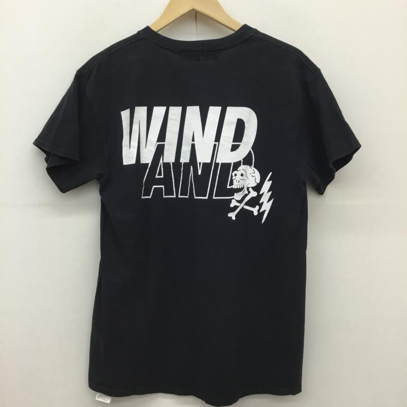 ウィンダンシー WIND AND SEA Tシャツ 半袖 WIND AND SEA ×Devilock　WDS-DVLK-03 M ロゴ、文字 黒 / ブラック / X 白 / ホワイト /  メンズ USED 古着 中古 10127966