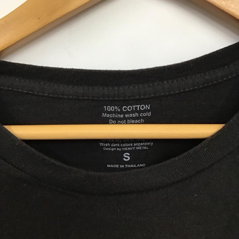 古着 USED Tシャツ 半袖 半袖カットソー プリントTシャツ クルーネックカットソー バンドTシャツ S プリント 黒 / ブラック /  メンズ USED 古着 中古 10135886