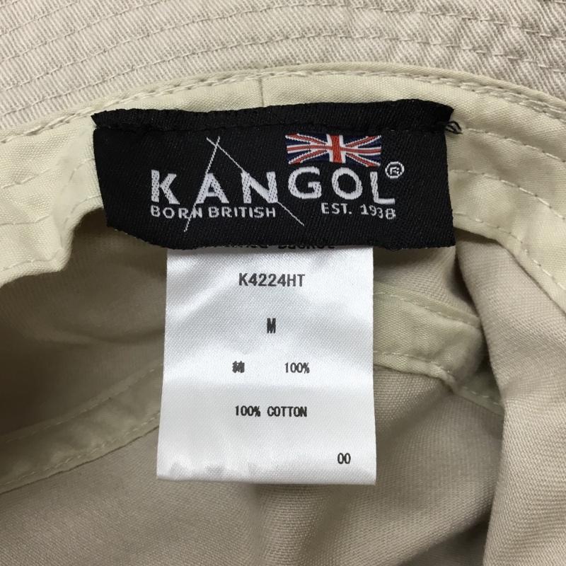カンゴール KANGOL 帽子 ハット K4224HT コットン バケットハット ワンポイント ベージュ / ベージュ /  メンズ USED 古着 中古 10110172