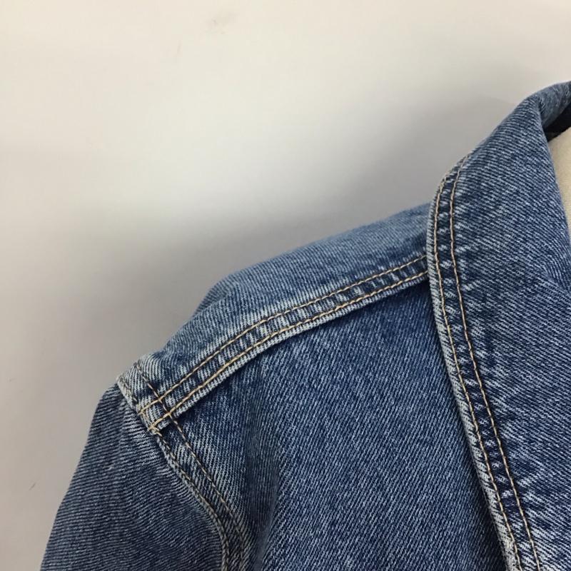 ザラ ZARA ジャケット、上着 ジャケット、ブレザー デニムジャケット カラージャケット 長袖ジャケット ブルゾン S 無地 インディゴ / インディゴ /  レディース USED 古着 中古 10124584