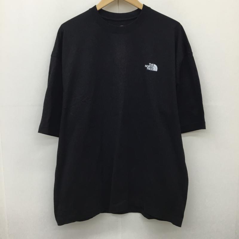 ザノースフェイス THE NORTH FACE Tシャツ 半袖 NT32434 XL ロゴ、文字 黒 / ブラック /  メンズ USED 古着 中古 10151129