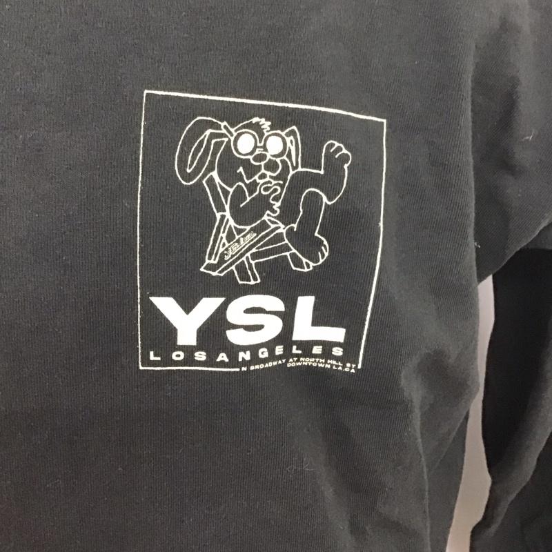 ジャーナルスタンダード JOURNAL STANDARD カットソー 長袖 長袖カットソー プリントカットソー クルーネック 長袖プリントTシャツ L ロゴ、文字 黒 / ブラック /  メンズ USED 古着 中古 10126516