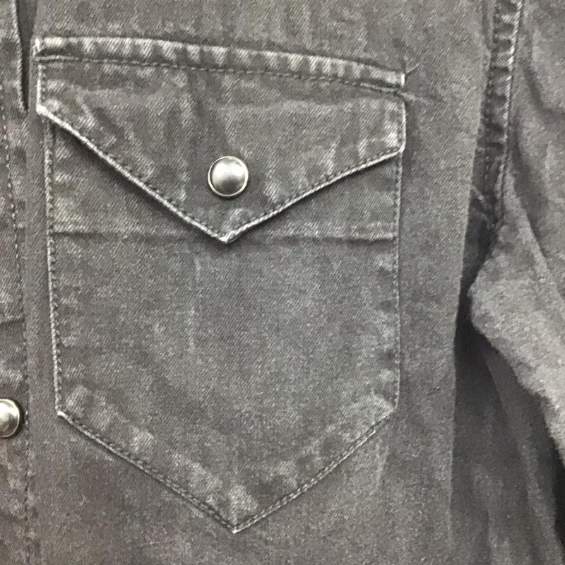 ザラメン ZARA MAN シャツ、ブラウス 長袖 長袖シャツ 無地シャツ カラーシャツ S 無地 黒 / ブラック /  メンズ USED 古着 中古 10133120