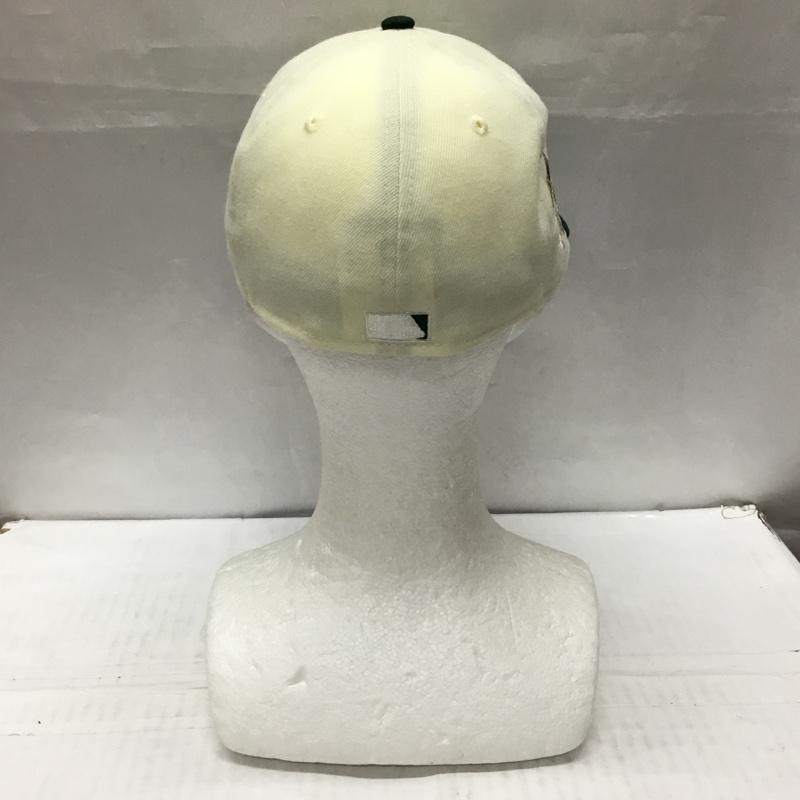 ニューエラ NEW ERA 帽子 キャップ LA 59FIFTY ロゴ、文字 緑 / グリーン / X アイボリー / アイボリー /  メンズ USED 古着 中古 10109595
