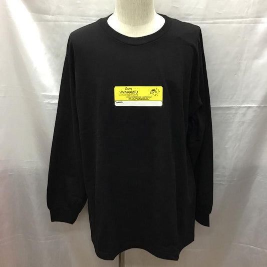 チャレンジャー CHALLENGER Tシャツ 長袖 CLG-TS 022-014 Gary YAMAMOTO LS NAME TEE タグ付き L ロゴ、文字 黒 / ブラック /  メンズ USED 古着 中古 10109678