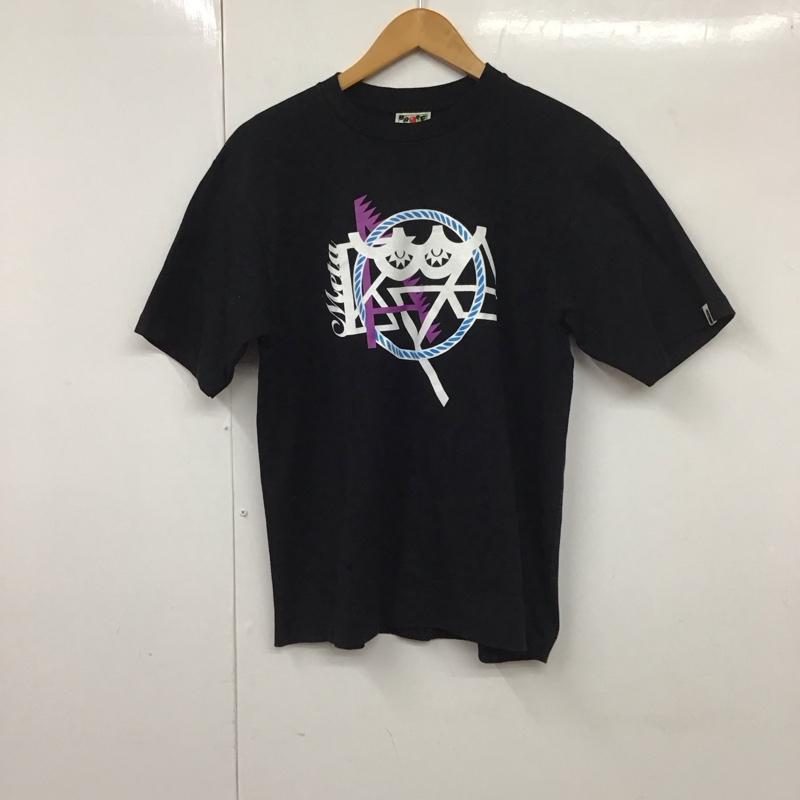 ベイプ BAPE Tシャツ 半袖 半袖カットソー プリントTシャツ クルーネックカットソー M プリント 黒 / ブラック /  メンズ USED 古着 中古 10130639