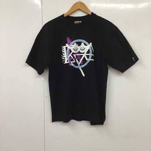 ベイプ BAPE Tシャツ 半袖 半袖カットソー プリントTシャツ クルーネックカットソー M プリント 黒 / ブラック /  メンズ USED 古着 中古 10130639