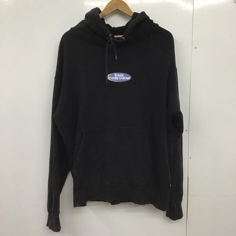 ザコンビニ THE CONVENI パーカー 長袖 長袖 XL ロゴ、文字 ダークグレー / ダークグレー /  メンズ USED 古着 中古 10147783
