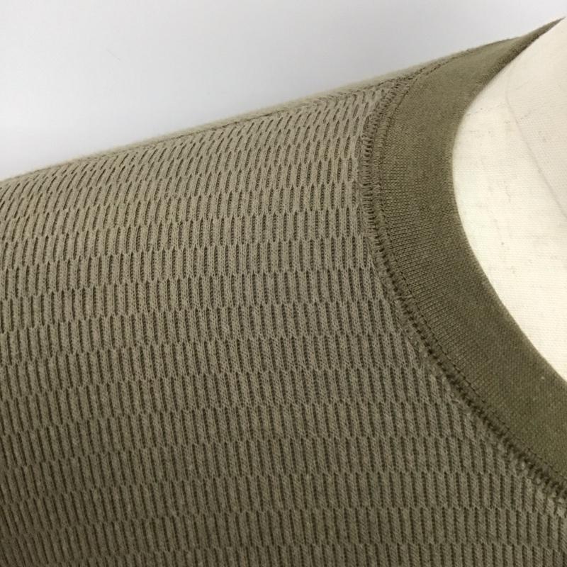 ティーエムティー TMT カットソー 長袖 長袖ヘンリーネックカットソー 裏地ボア 長袖カットソー XL 無地 カーキ / カーキ /  メンズ USED 古着 中古 10126510