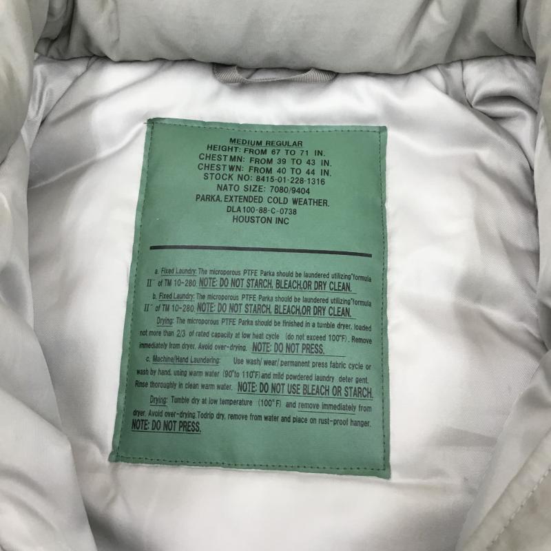 ヒューストン HOUSTON ジャケット、上着 ダウンジャケット M 無地 カーキ / カーキ /  メンズ USED 古着 中古 10119983