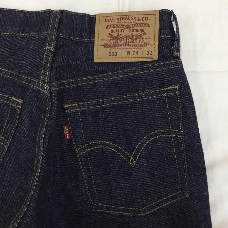 リーバイス Levi s パンツ デニム、ジーンズ S 無地 紺 / ネイビー /  レディース USED 古着 中古 10129969