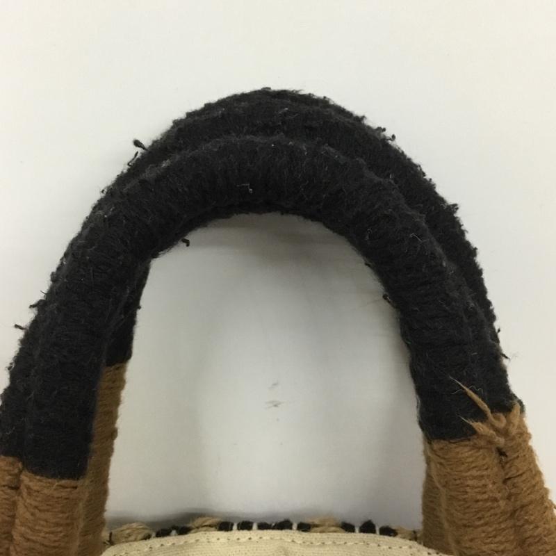 ビージ beej トートバッグ トートバッグ 総柄 黒 / ブラック / X ベージュ / ベージュ /  レディース USED 古着 中古 10142192