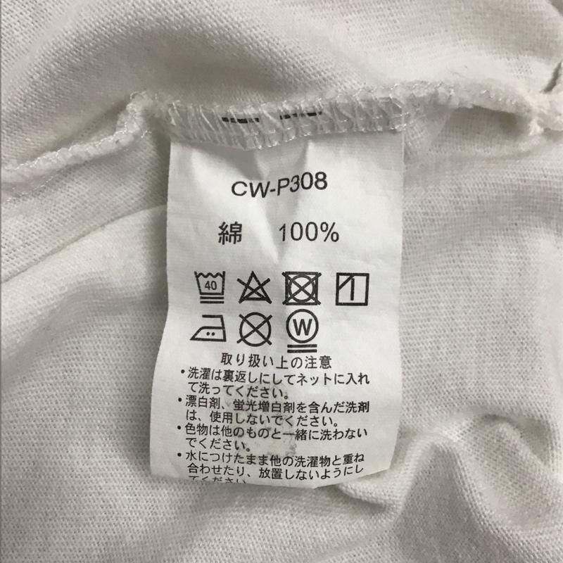 チャンピオン Champion ワンピース ひざ丈スカート CW-P308 カットソーワンピース 半袖 L ロゴ、文字 白 / ホワイト /  レディース USED 古着 中古 10116768