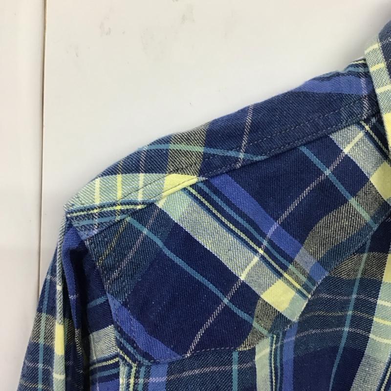 ラングラー Wrangler シャツ、ブラウス 長袖 長袖シャツ チェックシャツ カラーシャツ XL チェック マルチカラー / マルチカラー /  メンズ USED 古着 中古 10131443
