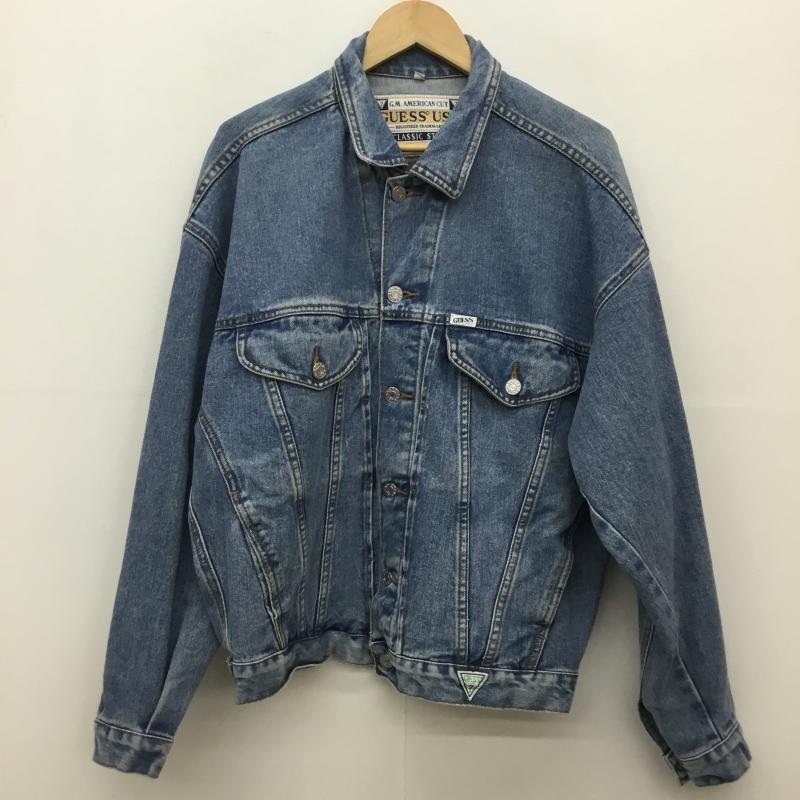 ゲス Guess ジャケット、上着 ジャケット、ブレザー 90s MADE IN USA S 無地 水色 / ライトブルー / X 青 / ブルー /  メンズ USED 古着 中古 10123101